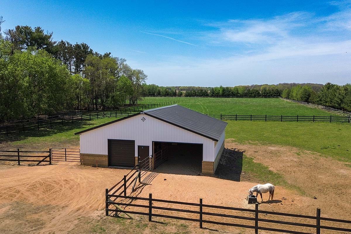 Thomasburg Equestrian Facility Frederic WI Post Frame Riding Arena 19