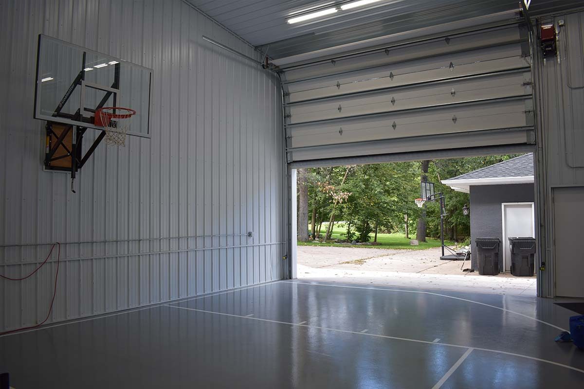 Zimmerman MN Howe Sport Court Residential Outbuilding Post Frame 03
