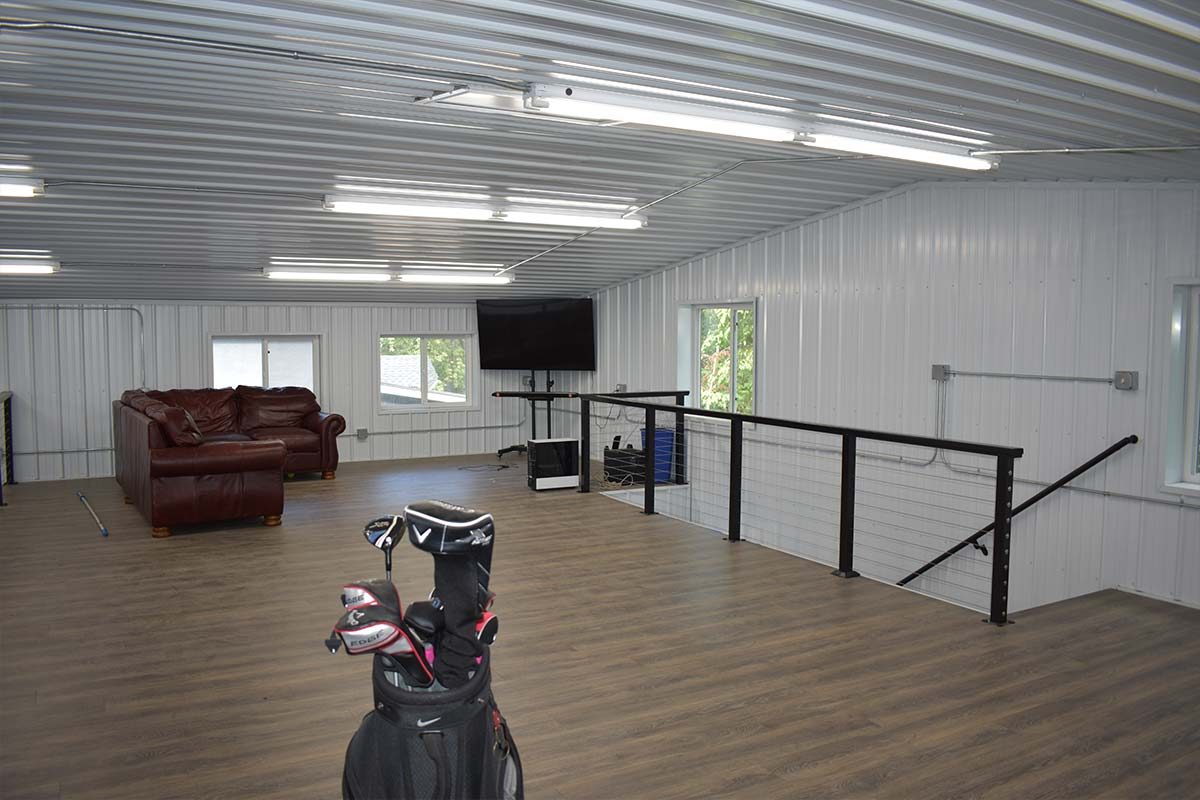 Zimmerman MN Howe Sport Court Residential Outbuilding Post Frame 05