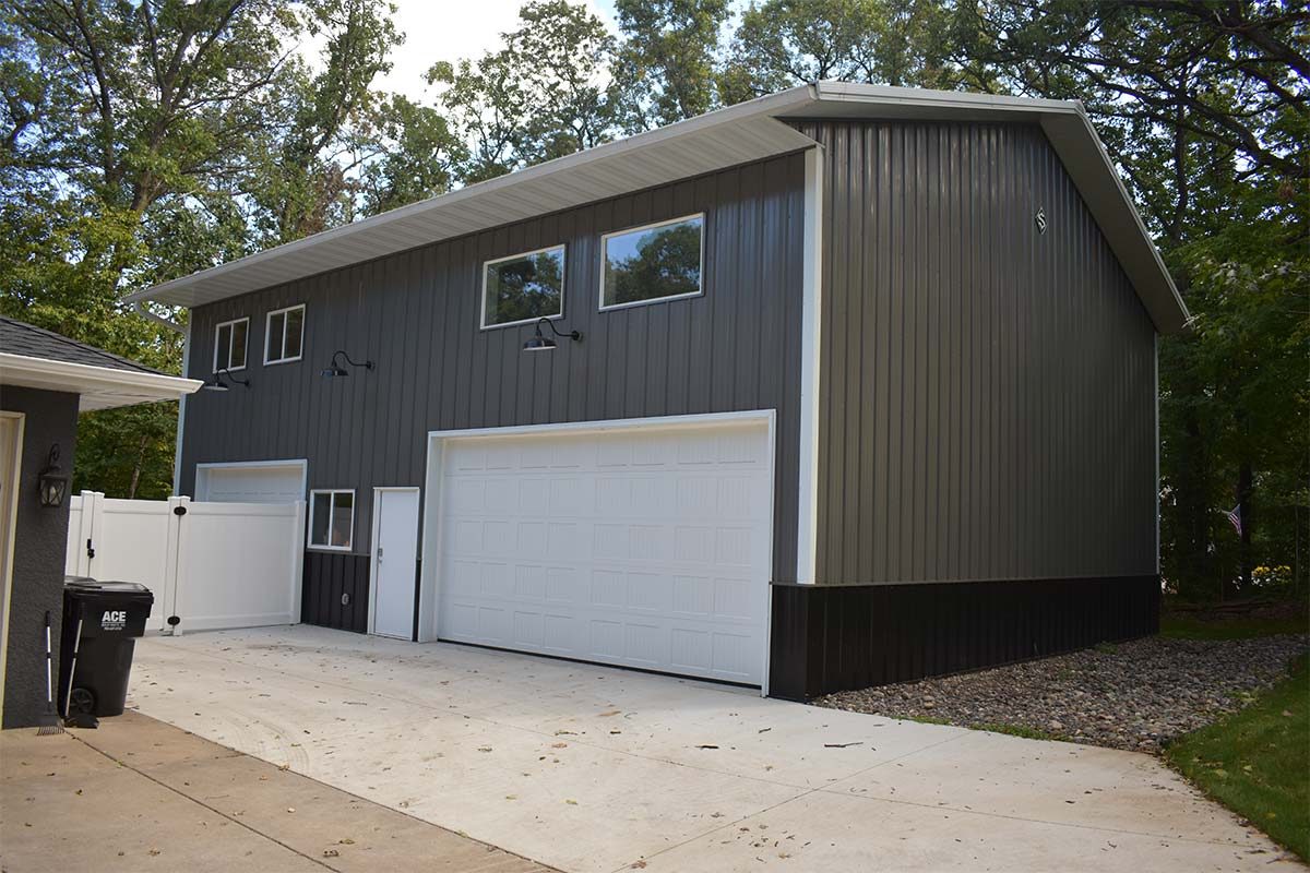 Zimmerman MN Howe Sport Court Residential Outbuilding Post Frame 06
